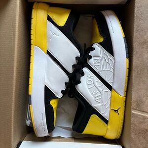 Yellow Jordan Nu Retro 1 Low size 7Y